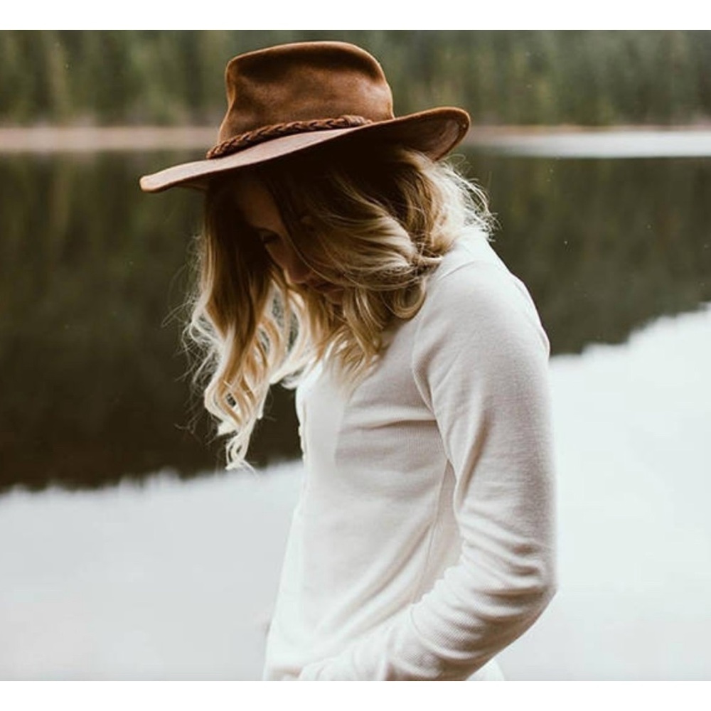 Minnetonka Outback Hat Tan Medium, NWOT